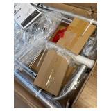 $70 Heavy Duty Clothes Rack 450 LBS, Metal Garment Rack with Wheels