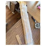 Edgecrest Bamboo Spice Shelf over Stove/Sink 31.5W 11.4H 6 Hooks