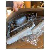 Drive Medical Folding Steel Bedside Commode Chair - 3-in-1 Toilet