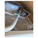 Drive Medical Folding Steel Bedside Commode Chair - 3-in-1 Toilet