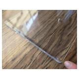 $80 Acrylic Bathtub Tray Caddy with Book/Wine Glass Holder, 39.3in, see not