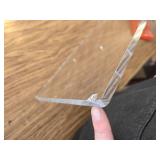 $80 Acrylic Bathtub Tray Caddy with Book/Wine Glass Holder, 39.3in, see not