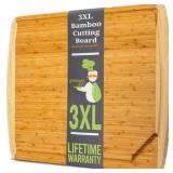 $90 Greener Chef XXXL Bamboo Cutting Board -30x20
