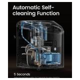 $180 Nugget Ice Maker, Countertop 34lb/24H Pebble Ice, Self-Cleaning