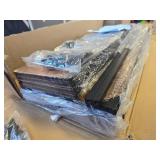 $50 WLIVE Tall Fabric Dresser, 8-Drawer Storage Tower with Bins, BROWN Top