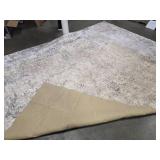 $139 Machine Washable Area Rug 9x12 - Beige Gray, Neutral Abstract