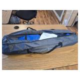 $130 JOYTUTUS 11.5x7.9 ft Awning, 3-Side, UV50+, PU2000mm, Gray-Blue