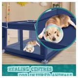 42x42 Inch Puppy Playpen with Gate for Puppies & Small Dogs