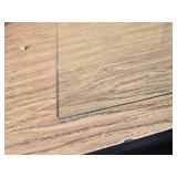 24 3/8' x 17 5/16' x 1/8' Piece of Tempered Glass