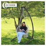 $90 G TALECO GEAR C-Type Hanging Hammock Chair Stand, Heavy Steel