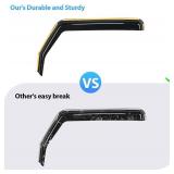 $50 Nilight Channel Rain Guards for Ram 1500 Crew Cab 2009-2018, 4PCS