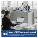 $53 Desk Divider Privacy Screen 3-Panel Freestanding Partition