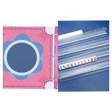 2025 Neoprene Mahjong Mat and Clear Rails with Rules for Table