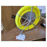 $136 VEVOR Fish Tape Fiberglass 5/16 in, 492 ft, Reel Stand