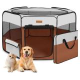 $95 Dog Playpen, Pet Pen for Cats and Rabbits, Foldable XL Tent