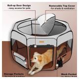 $95 Dog Playpen, Pet Pen for Cats and Rabbits, Foldable XL Tent