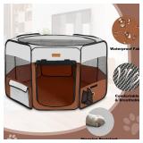 $95 Dog Playpen, Pet Pen for Cats and Rabbits, Foldable XL Tent