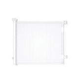 Retractable Baby Gate for Doorways & Stairs, 33.6' Tall, 55' Wide