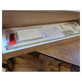 $76 Bestier 31' Pipe Shelving - 3-Tier Wall Shelves, White Marble