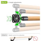 $110 Dolibest Space Saver Ballet Barre, Wall Mounted Adjustable