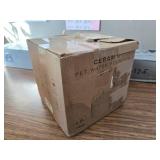 Ceramic Cat Water Fountain 2.2L/74oz Automatic Pet Fountain