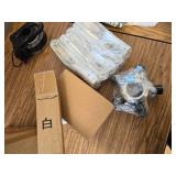 $100 Rolling Stool Chair with Wheels, Adjustable PU Leather Cushion