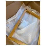 Bamworld Rattan Side Table 2-Tier Storage Night Stand