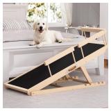 $120 Dog Ramp for High Bed/Couch/Car, 55.12' Long, Wooden