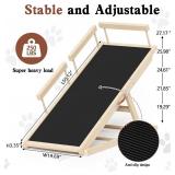 $120 Dog Ramp for High Bed/Couch/Car, 55.12' Long, Wooden