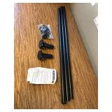ZOCONE Tension Curtain Rod 51-128In (4.25-10.5Ft), Black
