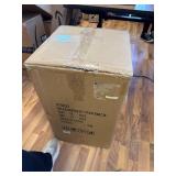 $145 Wiosi Medium Chiminea Outdoor Fireplace Grey Clay 16x16x32 in