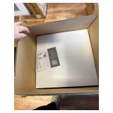 $145 Wiosi Medium Chiminea Outdoor Fireplace Grey Clay 16x16x32 in