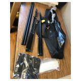 $50 EMART 10x7.9FT Backdrop Stand Heavy-Duty Kit with 6 Clamps & Bag
