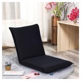 $48 BestComfort Folding Floor Chair-6-Position Adjustable Back Support