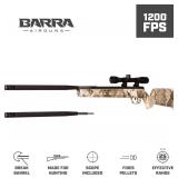 $213 Barra Airguns 1200g Dual Caliber Pellet Rifle Break Barrel 177/22
