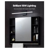 $64 Bathroom Vanity Light Bar 24.02-Inch 18W LED Fixture Over Mirror