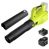 $60 SnapFresh Cordless Leaf Blower 350 CFM, 20V, 4.0Ah Battery