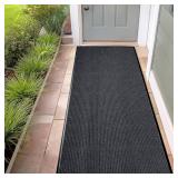 $110 Rubber Door Mat, Heavy Duty Indoor/Outdoor, Low-Profile, 10' x 3'