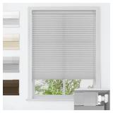 $64 LazBlinds Cordless Cellular Shades 31x64 Gray, Light Filtering