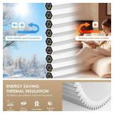 $64 LazBlinds Cordless Cellular Shades 31x64 Gray, Light Filtering