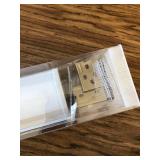 $76 Persilux Zebra Cordless Roller Shades, 42x72, White