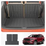 $55 Cargo Mat for 2020-2025 Ford Explorer Trunk Liner with Backrest