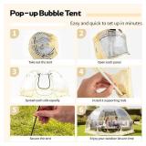 $230 Pop Up Bubble Tent 12x12 ft Igloo, 8-10 People, Screen House