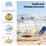 $230 Pop Up Bubble Tent 12x12 ft Igloo, 8-10 People, Screen House