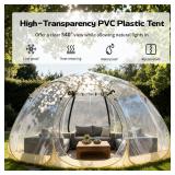 $230 Pop Up Bubble Tent 12x12 ft Igloo, 8-10 People, Screen House