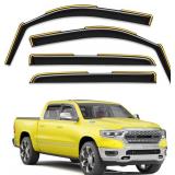$52 in-Channel Window Rain Guards for Dodge RAM 1500 Crew Cab