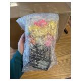 $90 CALOVER 4FT Silver Sensory Bubble Tube Floor Lamp - Mood Light