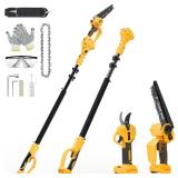 $160 2-in-1 Cordless Pole Saw and mini chainsaw,