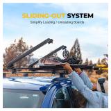 $170 BougeRV Lockable Ski & Snowboard Racks, 28', 6 Pairs/4 Snowboards
