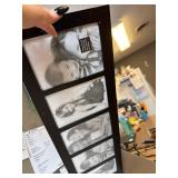 Adeco Handcrafted Wood Wall Hanging Collage Picture Frame 6 x 7